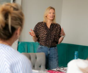 Lisa leading a workshop