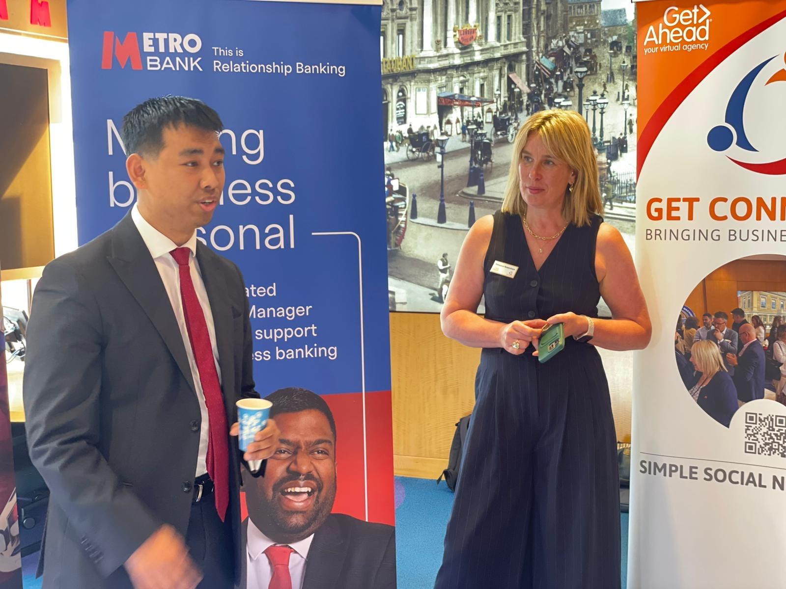 Launching a new Get Connected event with Metro Bank