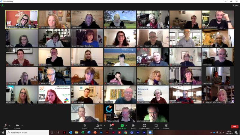 Networking during Lockdown. That could have been a Talking Heads song...